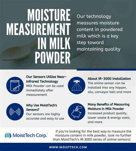 milk powder moisture control